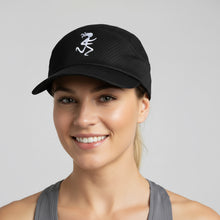 Load image into Gallery viewer, MARATHON CAP: RUNNER GIRL BLACK