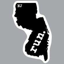 Load image into Gallery viewer, State run. Outline Decal