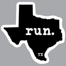 Load image into Gallery viewer, State run. Outline Decal