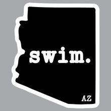 Load image into Gallery viewer, State swim. Outline Decal