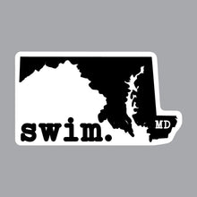Load image into Gallery viewer, State swim. Outline Decal