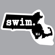 Load image into Gallery viewer, State swim. Outline Decal