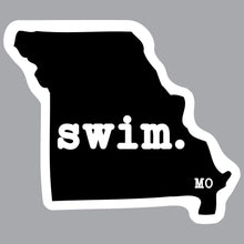 Load image into Gallery viewer, State swim. Outline Decal