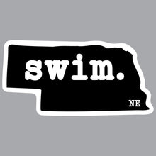 Load image into Gallery viewer, State swim. Outline Decal