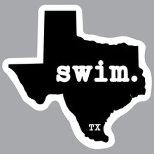 Load image into Gallery viewer, State swim. Outline Decal