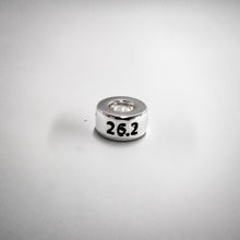 Load image into Gallery viewer, 26.2 Silver Plated 925 Bead
