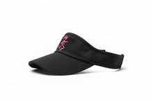 Load image into Gallery viewer, BLACK VISOR MESH: PINK RUNNER GIRL
