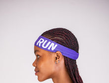 Load image into Gallery viewer, Gotta Run Purple Block Headband
