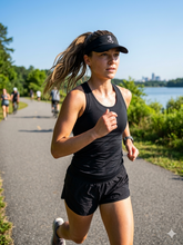 Load image into Gallery viewer, BLACK MESH VISOR ; RUNNER GIRL
