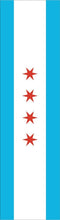 Load image into Gallery viewer, Chicago Flag Headband

