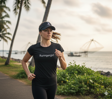 Load image into Gallery viewer, BLACK MESH VISOR ; RUNNER GIRL
