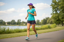 Load image into Gallery viewer, MARATHON CAP: PURPLE RUNNER GIRL
