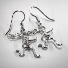 Load image into Gallery viewer, Runner Girl Silver Plated Earrings
