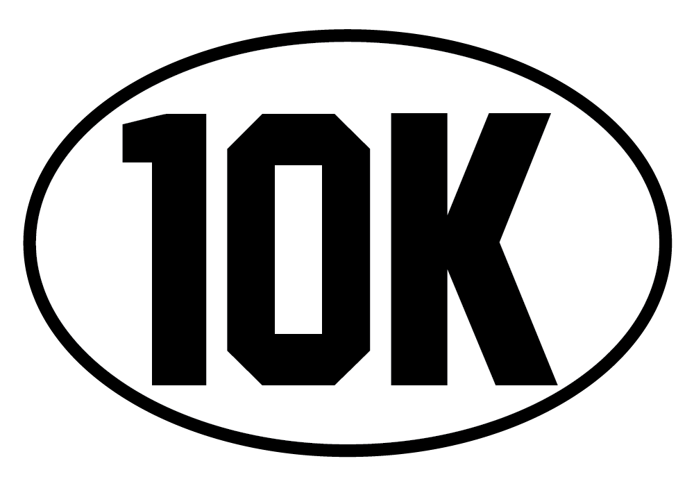 10k Oval Decal (C)