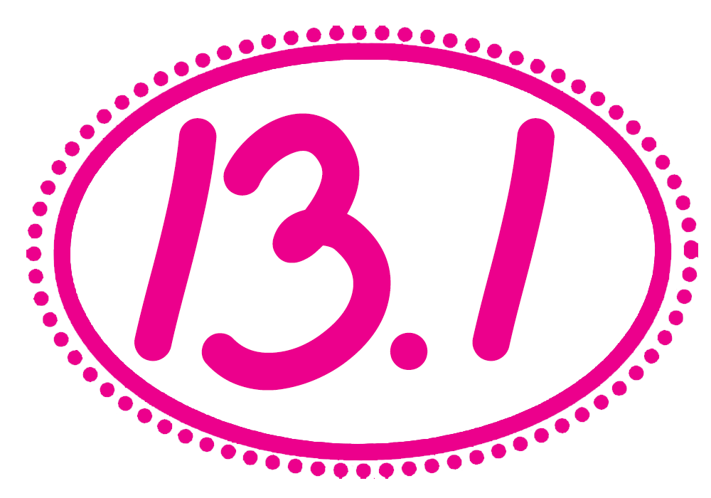 13.1 Dots Oval Decal