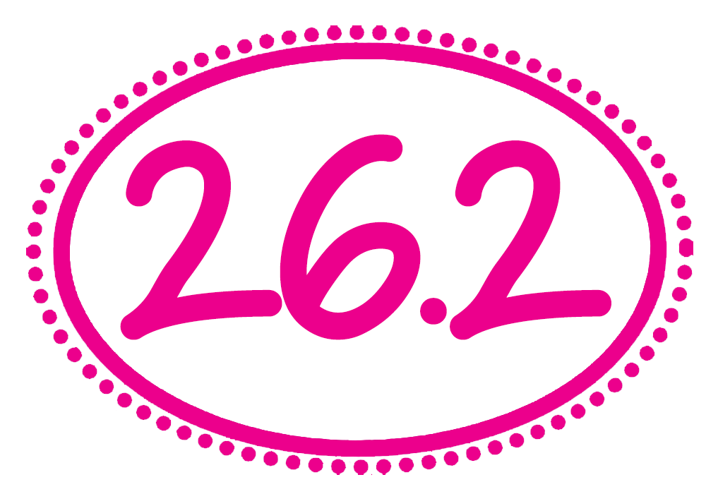 26.2 Dots Colored Oval Decal