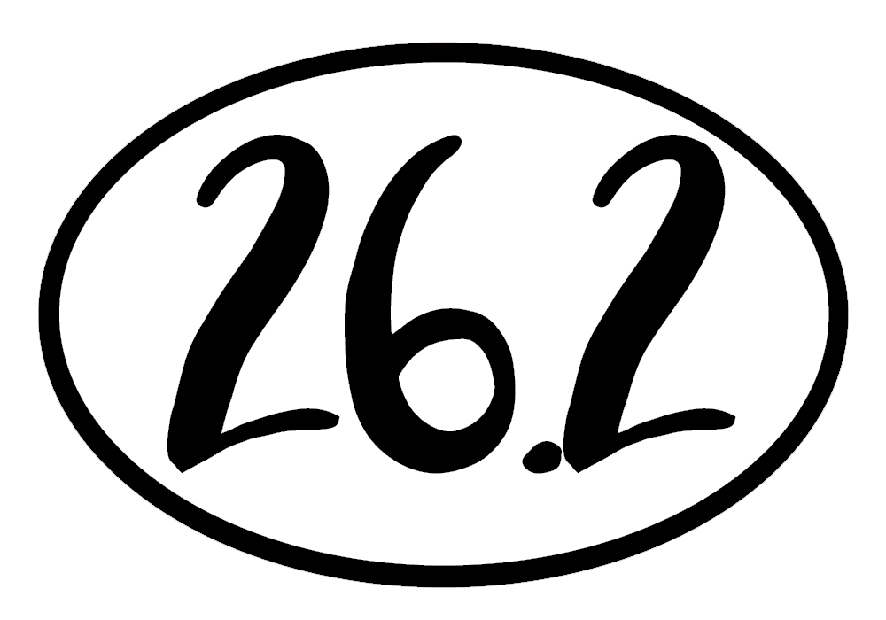 26.2 Colored Oval Decal (L)