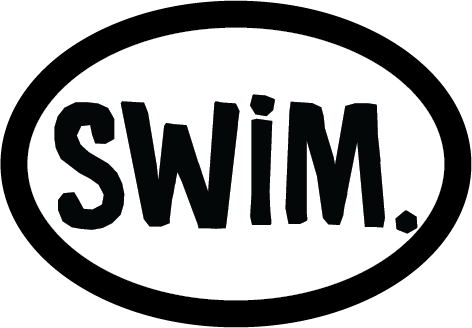 swim.  Oval magnet