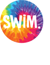 Load image into Gallery viewer, Swim. Colored Round Decal (F)
