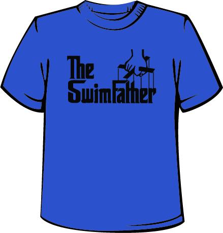 The Swim Father - Men's Crew Tech Shirt - Heather Royal