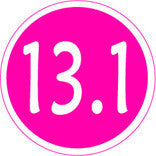 13.1 Round Decal - Pink