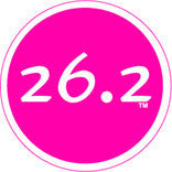 26.2 Colored Round Decal - Pink