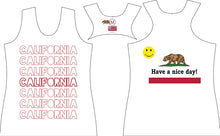 Load image into Gallery viewer, California Thanks You CA -- Women&#39;s Tank
