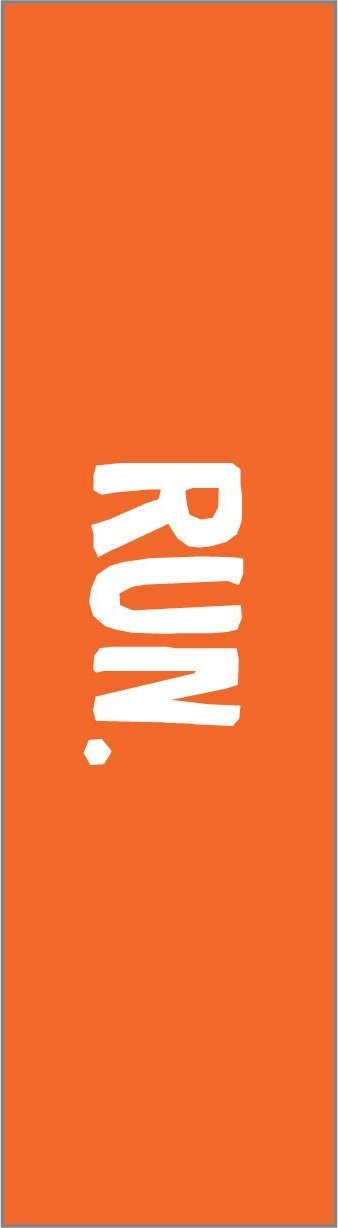RUN. Neon Orange Headband