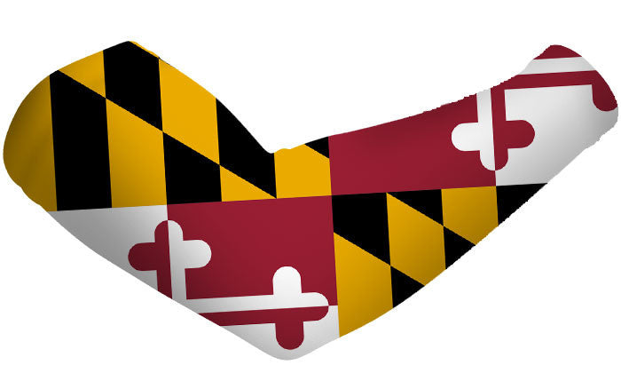 Maryland State Flag Arm Sleeves