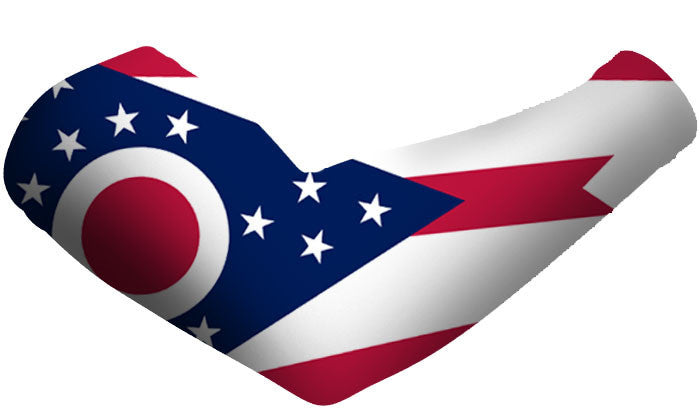 Ohio State Flag Arm Sleeves