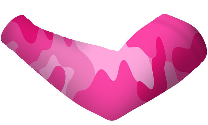 Pink Camo Arm Sleeves