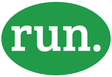 Load image into Gallery viewer, run. Colored Oval Decal (C)
