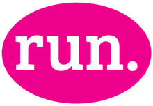 Load image into Gallery viewer, run. Colored Oval Decal (C)
