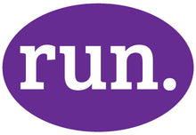 Load image into Gallery viewer, run. Colored Oval Decal (C)
