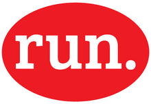 Load image into Gallery viewer, run. Colored Oval Decal (C)
