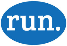 Load image into Gallery viewer, run. Colored Oval Decal (C)
