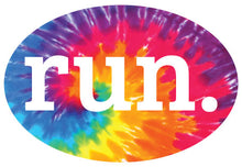 Load image into Gallery viewer, run. Colored Oval Decal (C)
