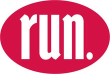 Load image into Gallery viewer, run. Colored Oval Decal
