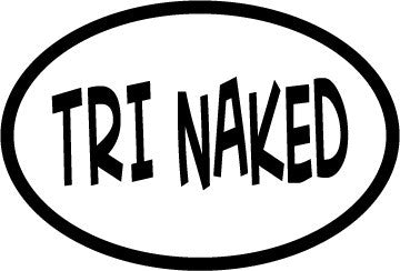 Tri Naked Oval Decal