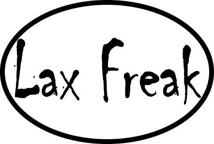 Lax Freak Oval Decal
