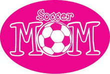 Load image into Gallery viewer, Soccer Mom Colored Oval Decal
