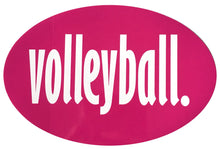 Load image into Gallery viewer, volleyball. Colored Oval Decal
