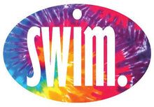 Load image into Gallery viewer, swim. Colored Oval Decal
