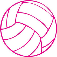 Load image into Gallery viewer, Volleyball Ball Colored Round Decal
