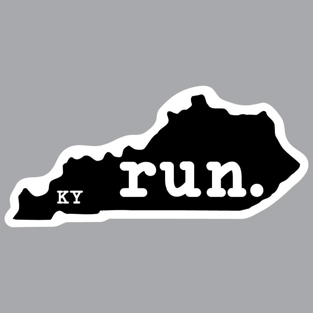 Kentucky Run State Outline Decal