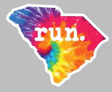 Load image into Gallery viewer, South Carolina run. Colored Outline Decal
