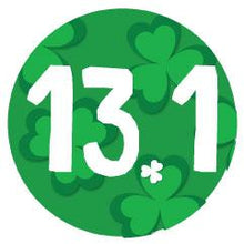 Load image into Gallery viewer, Running Shamrocks Round Decal (F)
