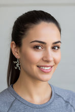 Load image into Gallery viewer, Runner Girl Silver Plated Earrings
