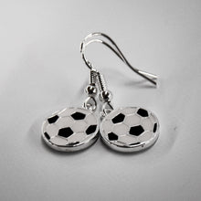 Load image into Gallery viewer, Silver Plated Disc Earrings

