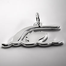 Load image into Gallery viewer, Silver Plated Big Floating Charm
